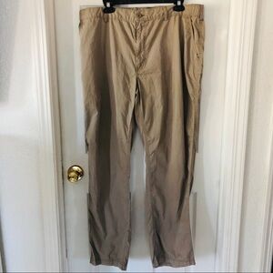 ROUNDTREE & YORKE khaki cargo men’s cotton pants size 42 X 32